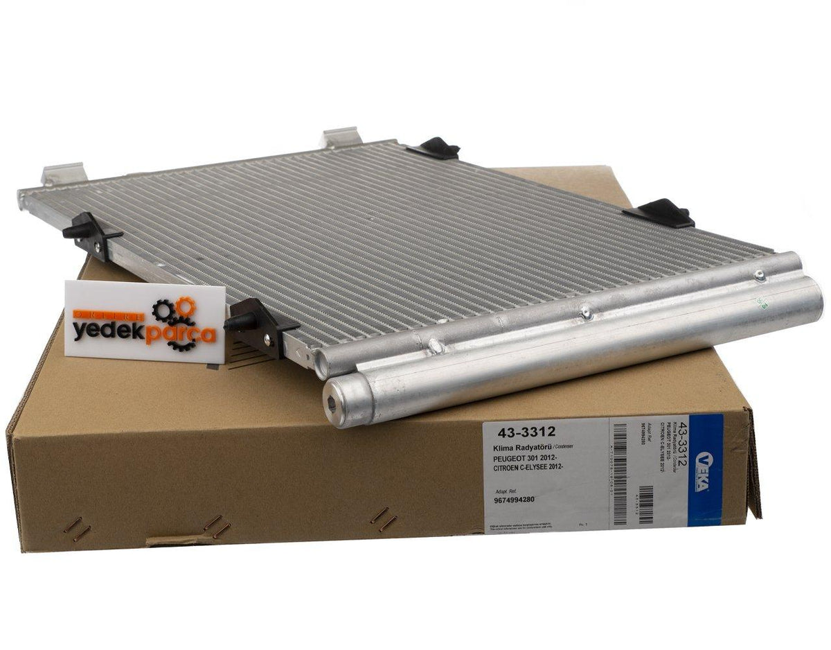 Veka 43-3312 Citroen C-Elysee 2012-2020 A/C Condenser — Condensers & Evaporators