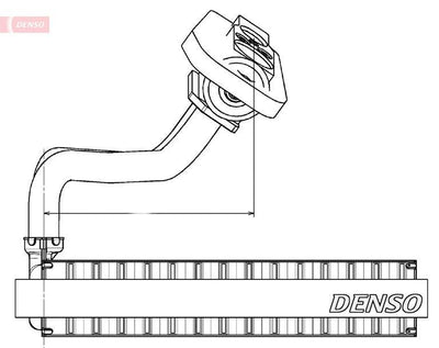 Denso DEV09020 Evaparator Corsa D 1,0 / 1.2 / 1,3 CDTi / 1.4 / 1.6 06