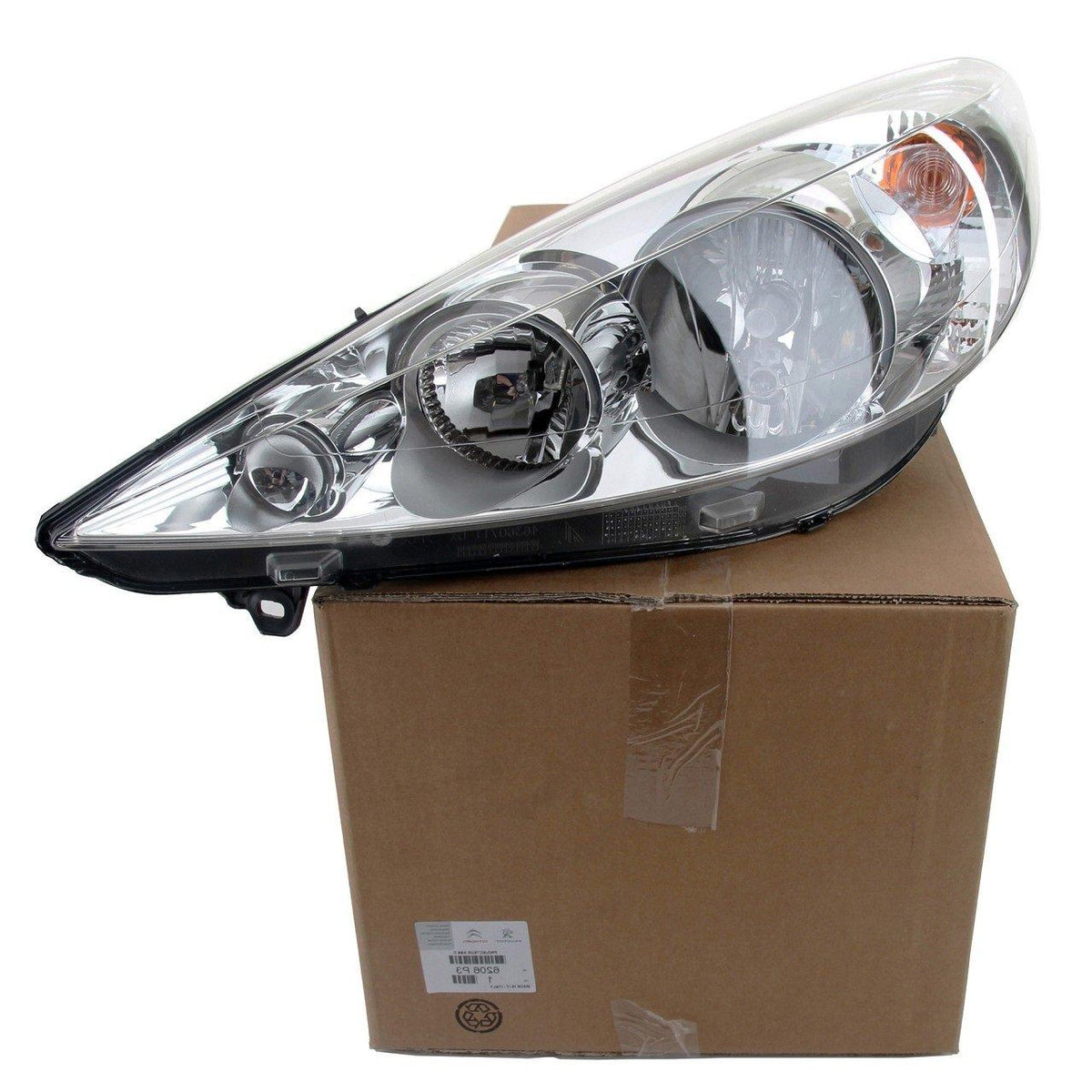 Peugeot 206+ Plus Original Left Headlight - Compatible with 2010-2012 Models — Headlights