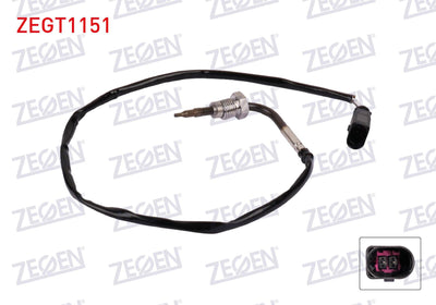 Zegen ZEGT1151 Exhaust Temperature Sensor (Egt) Audi A4 Allroad B9 2.0 TDI Quattro 2016-/ A4 — Temperature Sensors & Switches