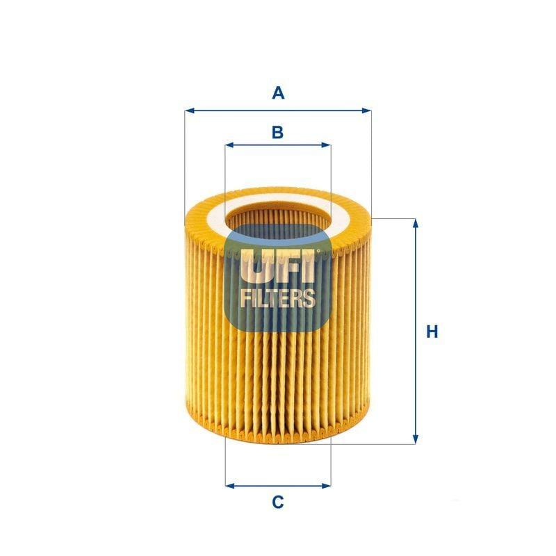 UFI Oil Filter 25.171.00 - Compatible with BMW F-Series Models — Oil Filters