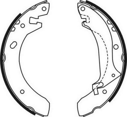 MGA 54282 Brake Drum Brake Pad (Land Rover: Freelander V6 98-06) — Brake Pads