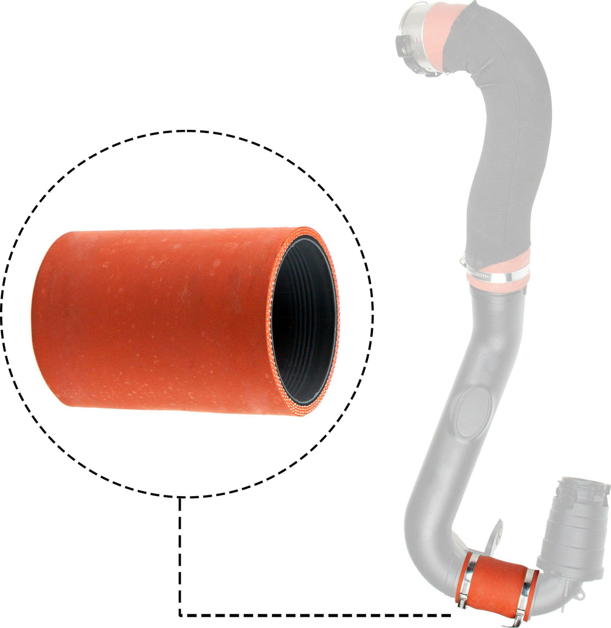 Rapro 12733 Turbo Hose Renault Master III/Nissan NV400 2.3 dCi Small — Turbo & Supercharger