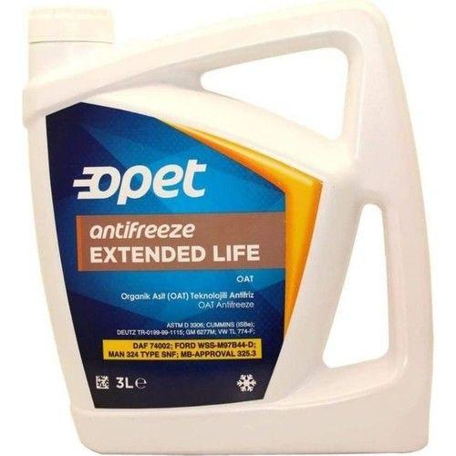 OPET Antifreeze Extended Life Red Antifreeze 3 Litre