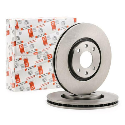 Ferodo DDF1042 Opel Astra H 5 Lug Wheel Front Brake Disc Feredo Astra G Astra H Zafira A Meriva A Comb — Brake Rotors & Drums