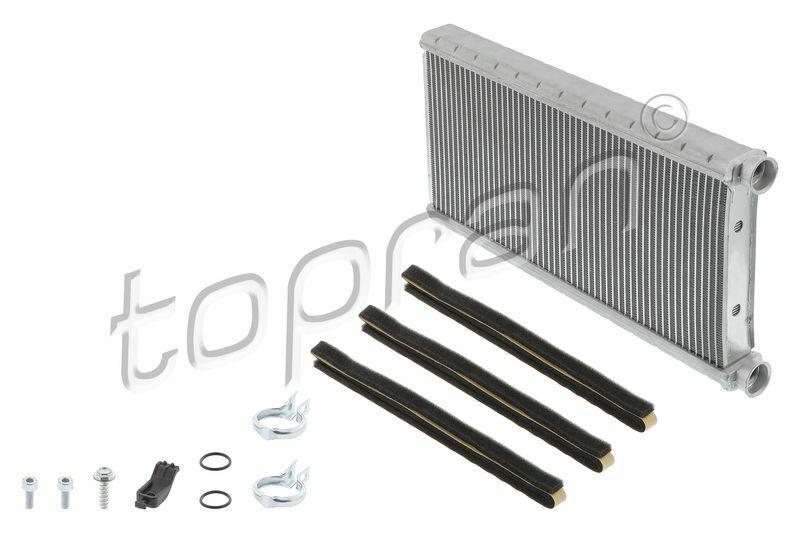 TOPRAN Audi A6 2011-2018 & A7 2011-2018 Calorifier Radiator - Aluminum — Radiators & Fans
