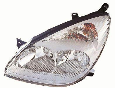 DEPO Right Headlight for Citroen C5 (2001-2004) - ECE Approved, H7/H4 Bulb — Headlights