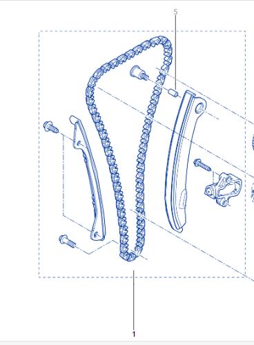 Mais 130C13476R Camshaft Chain Set Renault Fluence 1.6 Sce /Megane IV /Talisman H4M — Timing