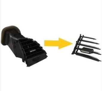 Bitapart BOP309089 Heater Ventilation Muzul Grille Front Perdesı Right Astra J