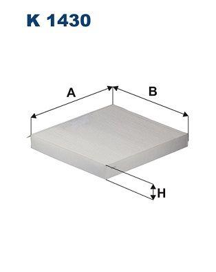 Filtron K1430 Cabin Air Filter Hyundai Santa Fe 2.0 CRDi/2.4 GDI, Stinger 17- — Air & Cabin Filters
