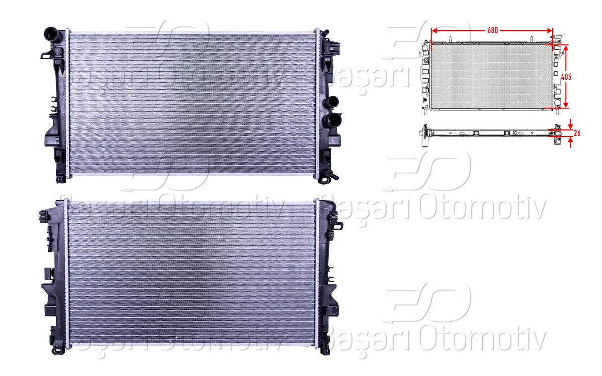 Wisco 3113585-00 Su Radiator Brazing Mt 680X378x26 Mercedes-Benz Vito. Viano 03 > / — Radiators & Fans