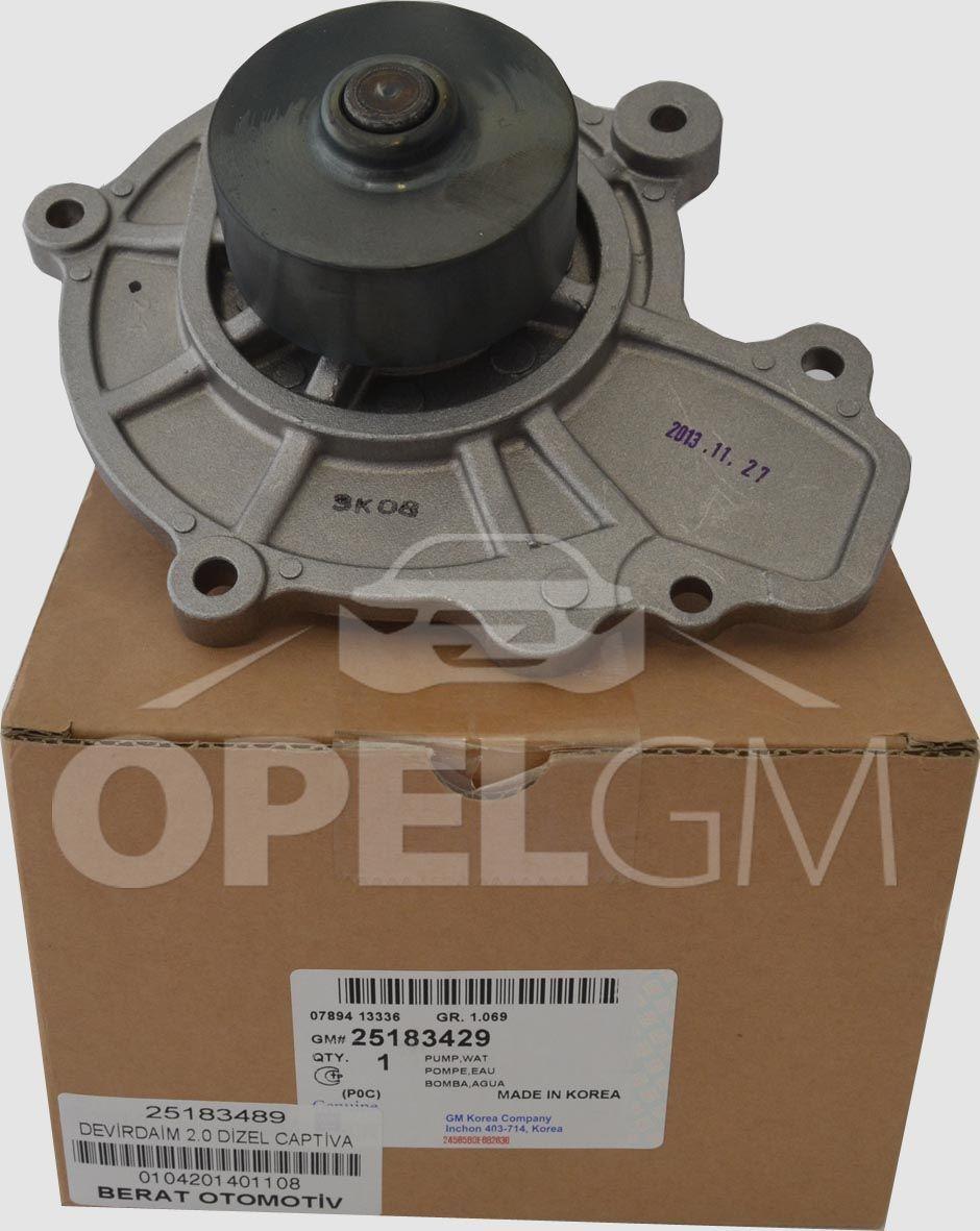 PSA 25183429 Chevrolet Captiva C100 2.0 Diesel Water Pump Genuine 2007-2011 — Water Pump & Thermostat