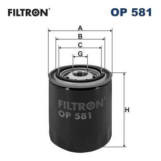 Filtron OP581 Oil Filter Almera Primera 1.6 P11 1996 2001 D22 Pickup 1998 2005 Vanetta 1996 2001 — Oil Filters