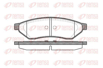 REMSA 1049.00 Brake Pad — Brake Pads