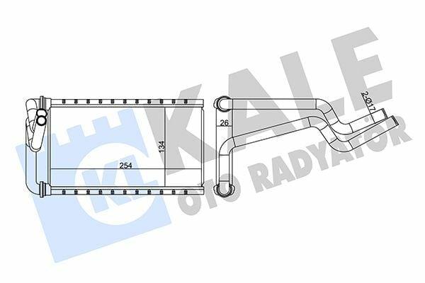 Kale Radiator 358620 - Heating System for Civic 2006-2012 — Radiators & Fans