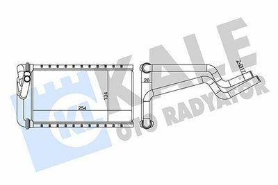 Kale Radiator 358620 - Heating System for Civic 2006-2012 — Radiators & Fans