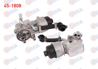 Veka 45-1808 Oil Cooler Complete Focus III-C-Max II 2.0 TDCi 10-15 / Mondeo IV 2.0 TDCi 07-14 / Kuga I-II-Scudo — Oil System