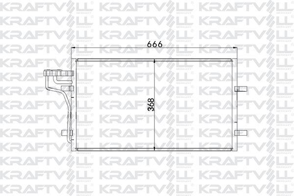 Kraftvoll 08060117 A/C Condenser Focus II 03-11 Focus II C Max 04-11 1.6Tdci / 2.0Tdci Radiator — Condensers & Evaporators