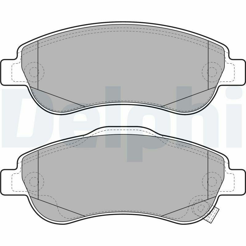 Delphi LP2093 Front Brake Pads - Performance and Reliability for Honda CR-V Owners