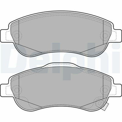 Delphi LP2093 Front Brake Pads - Performance and Reliability for Honda CR-V Owners