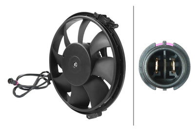 Hella 8EW366420-291 A/C Fan Motor 280mm 300 W Audi A4 A6 A8 Passat Sharan Adr 97 > 05 — Motors, Pumps & Antennas