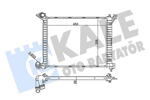 Kale 352565 Radiator - Cooling Solution for 07 Mini Cooper — Radiators & Fans
