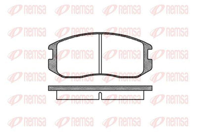 REMSA 0357.00 Brake Pad — Brake Pads