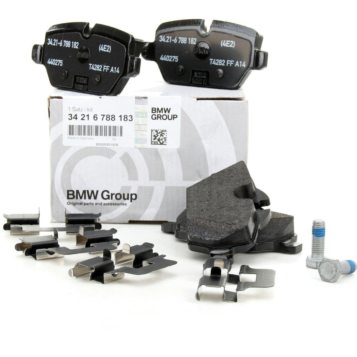 BMW 34219808172 Mini Cooper Countryman R60 Cooper S Rear Brake Pad Set Genuine (34219808172) — Brake Pads