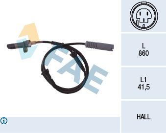 FAE 78009 Sensor ABS BMW E39 Rear 98-