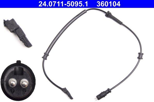 ATE 24.0711-5095.1 Wheel Speed Sensor-Renault Laguna II Grandtour ( — Brake Sensors & ABS