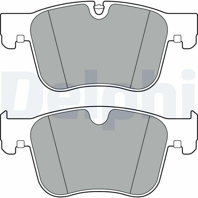 Delphi LP3384 - Brake Pads for Citroen and Peugeot Models