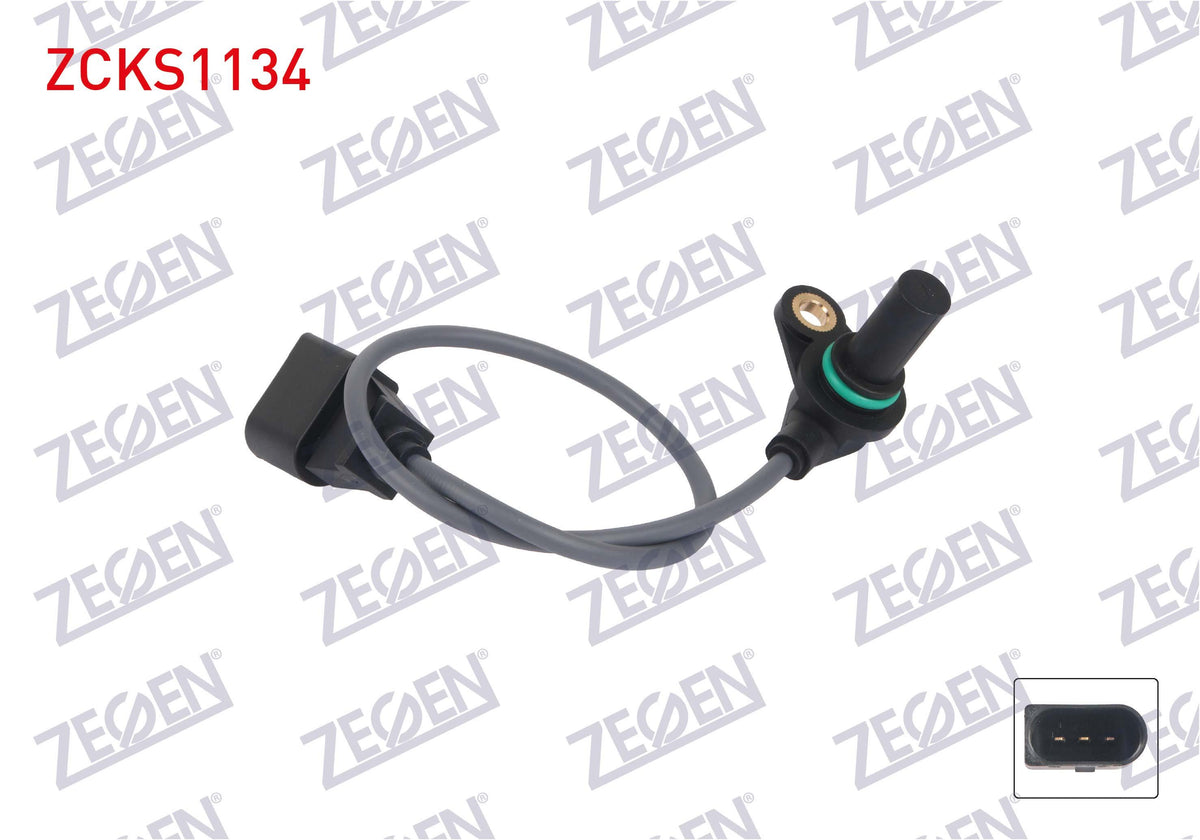 Zegen ZCKS1134 Crankshaft Speed Sensor Kablolu 355 mm VW Bora I 1.6 1998-2005 / Golf IV 1.8 1997-2005 / Audi A3 1.6 Akl, Apf, Aeh 1996-2003 / Seat Leon 1.6 Apf, Akl, Aeh 1999-2006 / Skoda Octavi