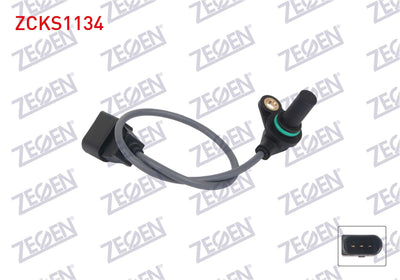 Zegen ZCKS1134 Crankshaft Speed Sensor Kablolu 355 mm VW Bora I 1.6 1998-2005 / Golf IV 1.8 1997-2005 / Audi A3 1.6 Akl, Apf, Aeh 1996-2003 / Seat Leon 1.6 Apf, Akl, Aeh 1999-2006 / Skoda Octavi