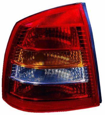 Depo 442-1934L-UE2 Tail Lamp Left without Socket Dark Type Opel Astra G 2D/4D 98-03 Sedan — Tail, Signal & Reflectors