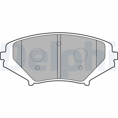 Delphi LP1867 Brake Pad Front Rx-8 1.3 03-12 1 Piece