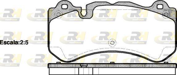 ROADHOUSE 21279.00 Brake Pad CLS C219 10 04-Xx — Brake Pads