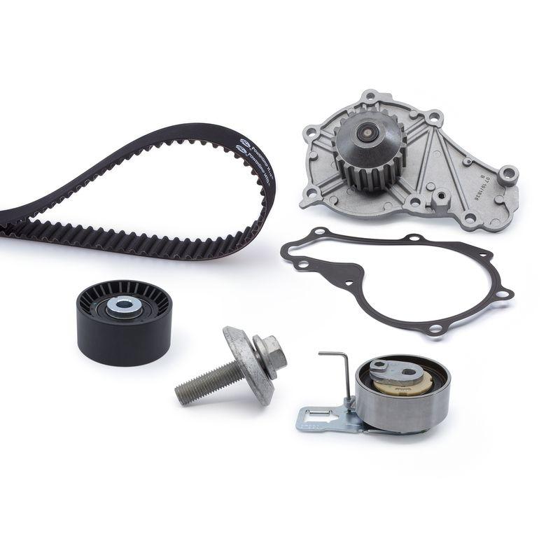 Gates KP15688XS Timing Set + Water Pump 13-Pt.208-301-308-508-Prt-Brl-C3-C4-Focus-Fiesta-Cmax 1.5Td — Water Pump & Thermostat