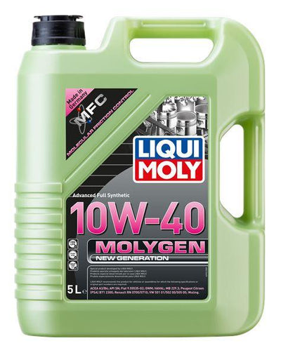 Liqui Moly 9951 Motor Oil-Molygen New Generation 10W-40 5 L Acea A3, B4 and 10 more models — Fluids & Chemicals