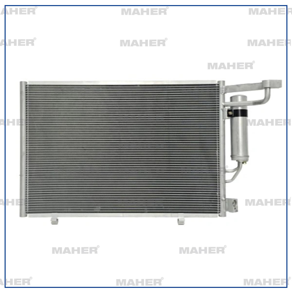 MAHER 18896 Radiator A/C Courier 14= 1.5Tdci 570X357x16mm Brazing — Radiators & Fans