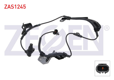 Zegen ZAS1245 ABS Sensor Front Right Mitsubishi L200 Triton 2005-2015 (Active) — Brake Sensors & ABS