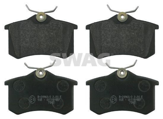 SWAG 30916146 Brake Pads - Wireless 15mm for VW Caddy, Golf and 2 more models