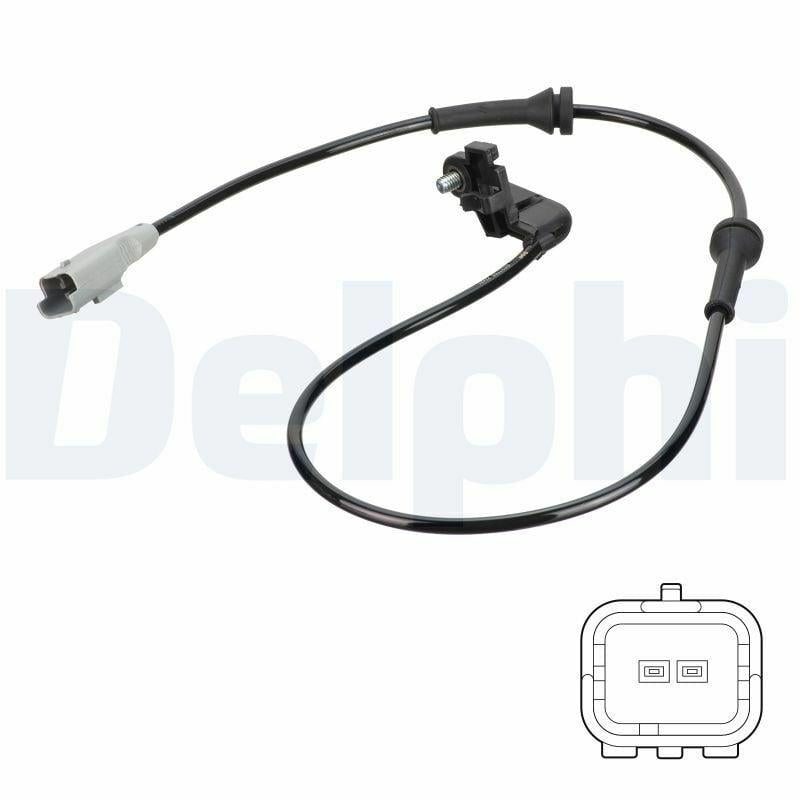 Delphi ABS Sensor Rear - Premium Wheel Speed Sensor for Vehicles — Brake Sensors & ABS