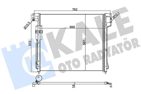 Kale Radiator 393200 - Climate Radiator for Nissan Navara (D40) & Pathfinder (R51) — Radiators & Fans