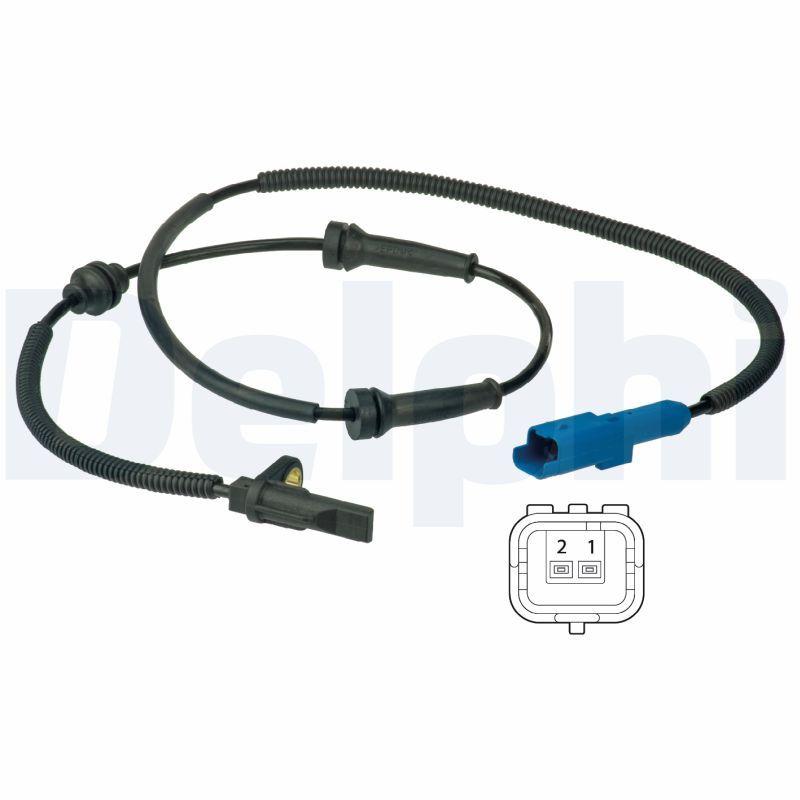 Delphi SS20390 ABS Speed Sensor Front Psa C3 Picasso C4 Cactus C-E 06 — Vehicle Sensors & Switches