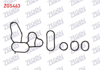 Zegen ZGS463 Oil Cooler Gasket Set Linea / Doblo / Fiorino / Albea 1.3 Mtj Euro 4 — Oil System