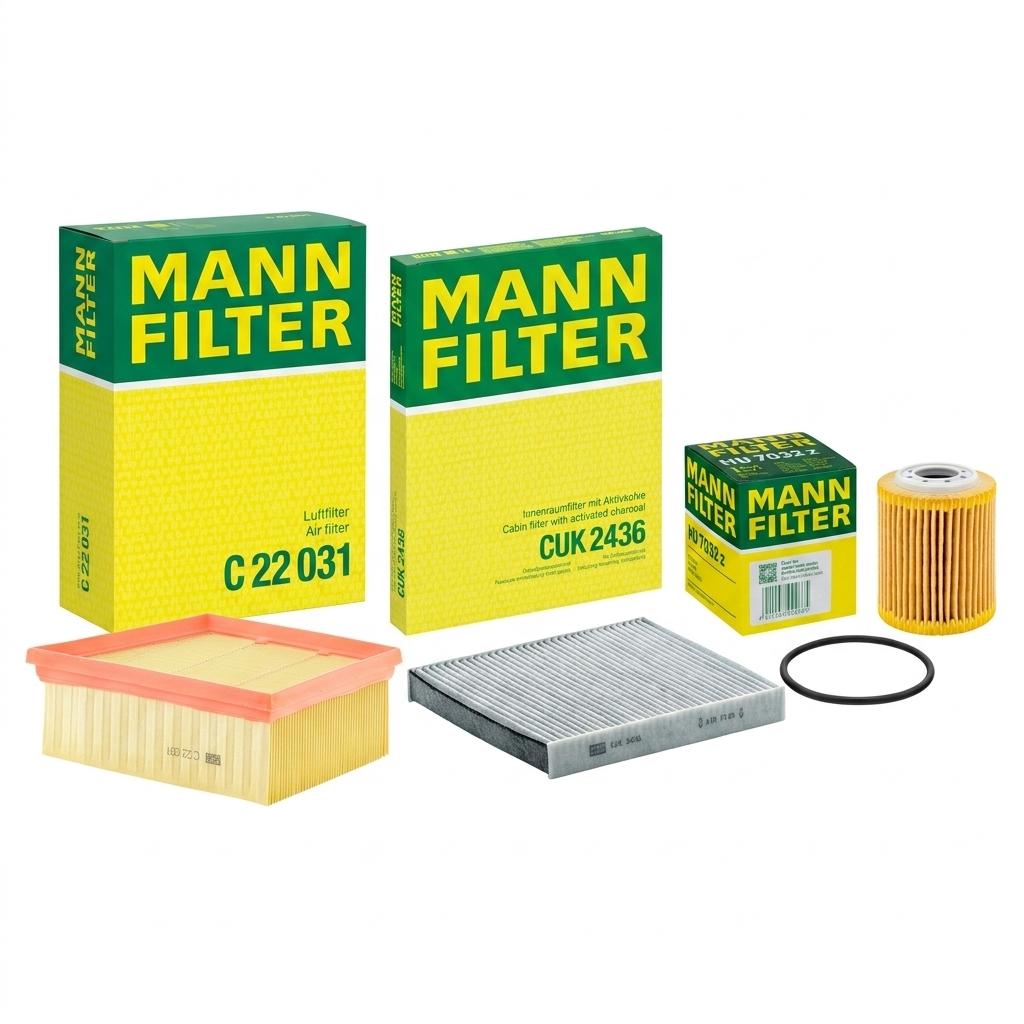 Mann Ford Courier 2023 Model onwards Scheduled Service Set Diesel Filter excluding — Fuel Delivery