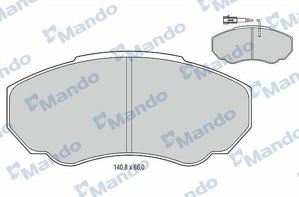 MANDO MBF015029 Brake Pad Set - Front Disc Brake — Brake Pads