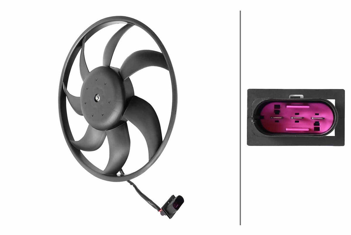 Hella 8EW366420-231 Fan Motor 300W 390mm Cordoba/Ibiza IV/Fabia/Roomster/Polo — Motors, Pumps & Antennas