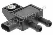topran exhaust pressure sensor 622538 front view, topran exhaust pressure sensor 622538 side view, topran exhaust pressure sensor connector details TOPRAN Exhaust Pressure Sensor (Part No. 622538) - Compatible with BMW Mini F54, F55, F56, F57, F60, i8, G20, G30, F20, F10, F32, G11, F39, F48, G01 | 3-Pole Connector TOPRAN Exhaust Pressure Sensor for BMW Mini & i8 topran, exhaust-pressure-sensor, bmw-parts, car-accessories, mechanics, car-owners, bmw-enthusiasts, mini-cooper, engine-parts, ai-generated