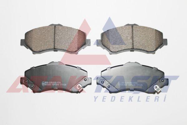 AP 05P1548 Brake Pad Front with Wear Indicator Fiat Freemont (Jf) 2.0 Mjt 170 Hp 2011-/ Jeep Wrangler III (Jk) 3 — Brake Pads